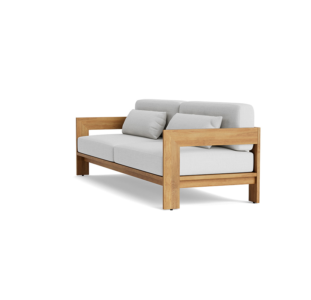 Daybed Outdoor Teak Sofa(2 Seat and 2 Arm)